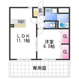 ユーミーSKⅡ【1階】の間取り