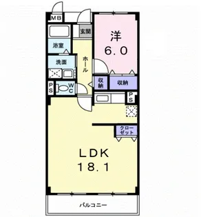 グランド・メール【2階】の間取り