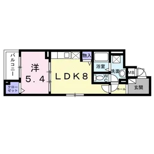 モンテリザイア紀和【3階】の間取り