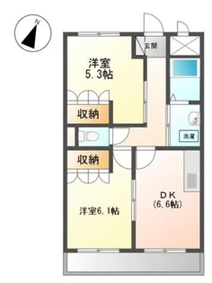 コムス・エルアール【2階】の間取り