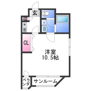 オリエンタルパレス【4階】の間取り