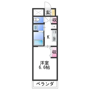 シャルマンエース【4階】の間取り