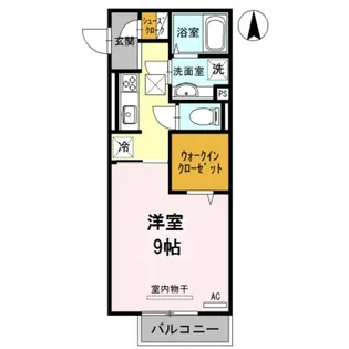 ブリオーソ今福【1階】の間取り