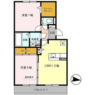 メゾン・ド・プルミエ【2階】の間取り