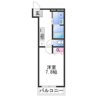 フジパレス和歌山駅東Ⅱ番館【3階】の間取り