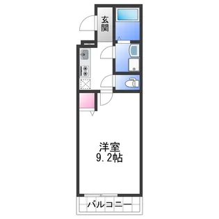 フジパレス秋月33【1階】の間取り