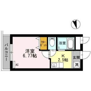 ヴィラ栄谷【2階】の間取り