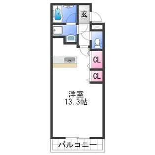 アーバンパレス 中之島【2階】の間取り