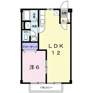 カーム和田【2階】の間取り