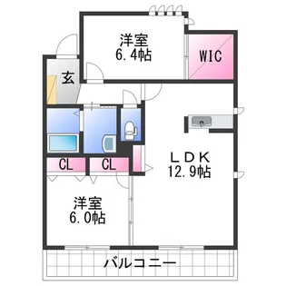 和歌浦ガーデンテラス【1階】の間取り