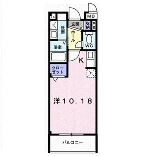 レジデンスブライト【1階】の間取り