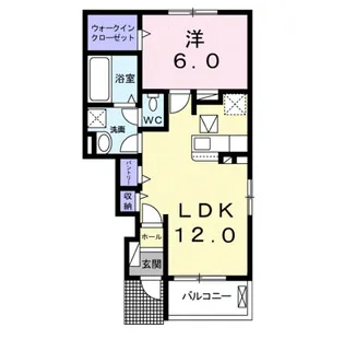 ルフナ Ⅱ【1階】の間取り