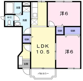 エピナールⅡ【1階】の間取り