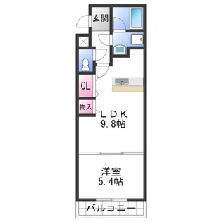 ロックブリッジ【1階】の間取り