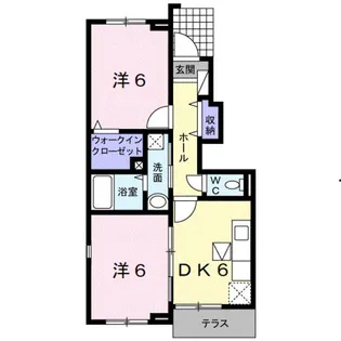 セゾンコスモス Ⅰ【1階】の間取り