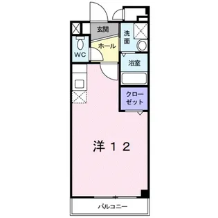 アヴェニール橋向【2階】の間取り