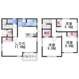 デュースブリーズ紀三井寺【2階】の間取り
