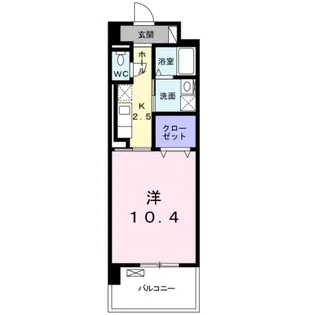 ノースグランパス【1階】の間取り