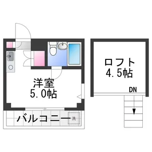 ジョイフル伝法橋【6階】の間取り