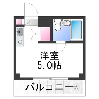 ジョイフル伝法橋【5階】の間取り