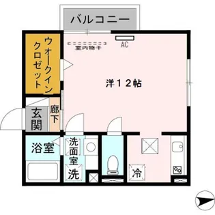 ネオハウス パティオ【1階】の間取り