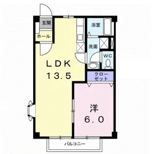 パルシャス園部Ⅱ【2階】の間取り