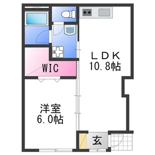 TJ紀三井寺【1階】の間取り