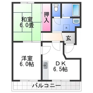 嶋本マンション【3階】の間取り