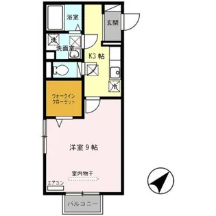 モンターニュ コアラ【1階】の間取り