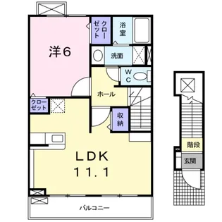 ハーベストホーム壱番館 Ⅱ【2階】の間取り