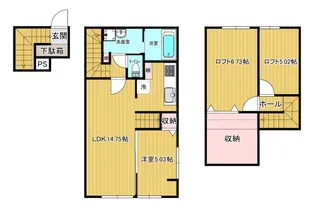 グランドソレーユ【2階】の間取り