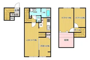 グランドソレーユ【2階】の間取り