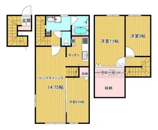 MeDautz【2階】の間取り