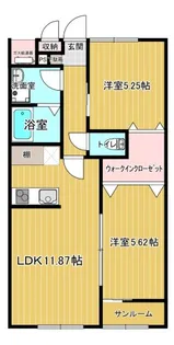 ヴァンクール【2階】の間取り