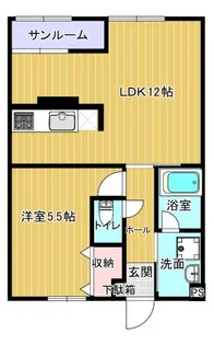 ハイツオウル【2階】の間取り