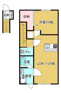 Astoria A【203号室】の間取り