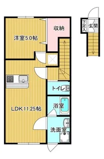 Astoria A【205号室】の間取り