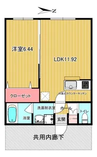 ルミエールG【2階】の間取り