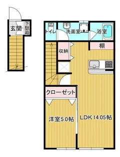 BLUE【2階】の間取り