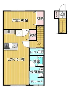 ブルーロック【2階】の間取り