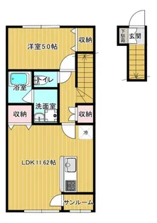 和福【2階】の間取り