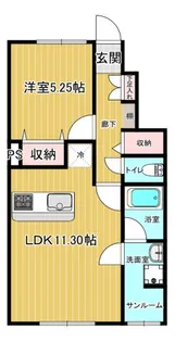 START B【1階】の間取り