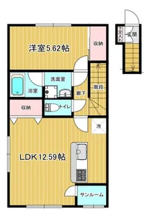 START B【2階】の間取り