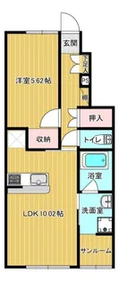 クリスタルステージⅠ【1階】の間取り