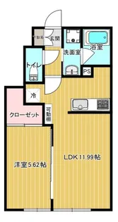 GARANCE A【1階】の間取り