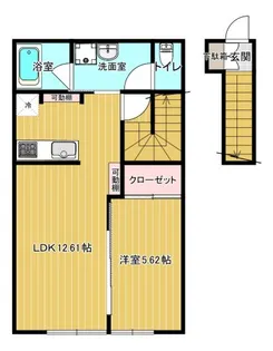 JERICHO A【2階】の間取り