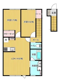 君の名を呼ぶ【2階】の間取り