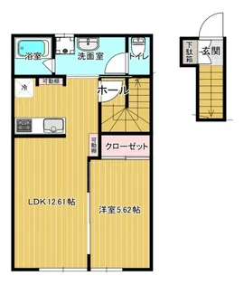 メゾンクレール【2階】の間取り