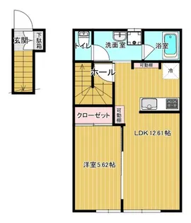 メゾンクレール【2階】の間取り