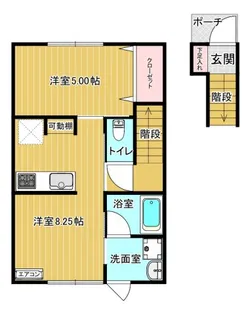 エターナル A【201号室】の間取り